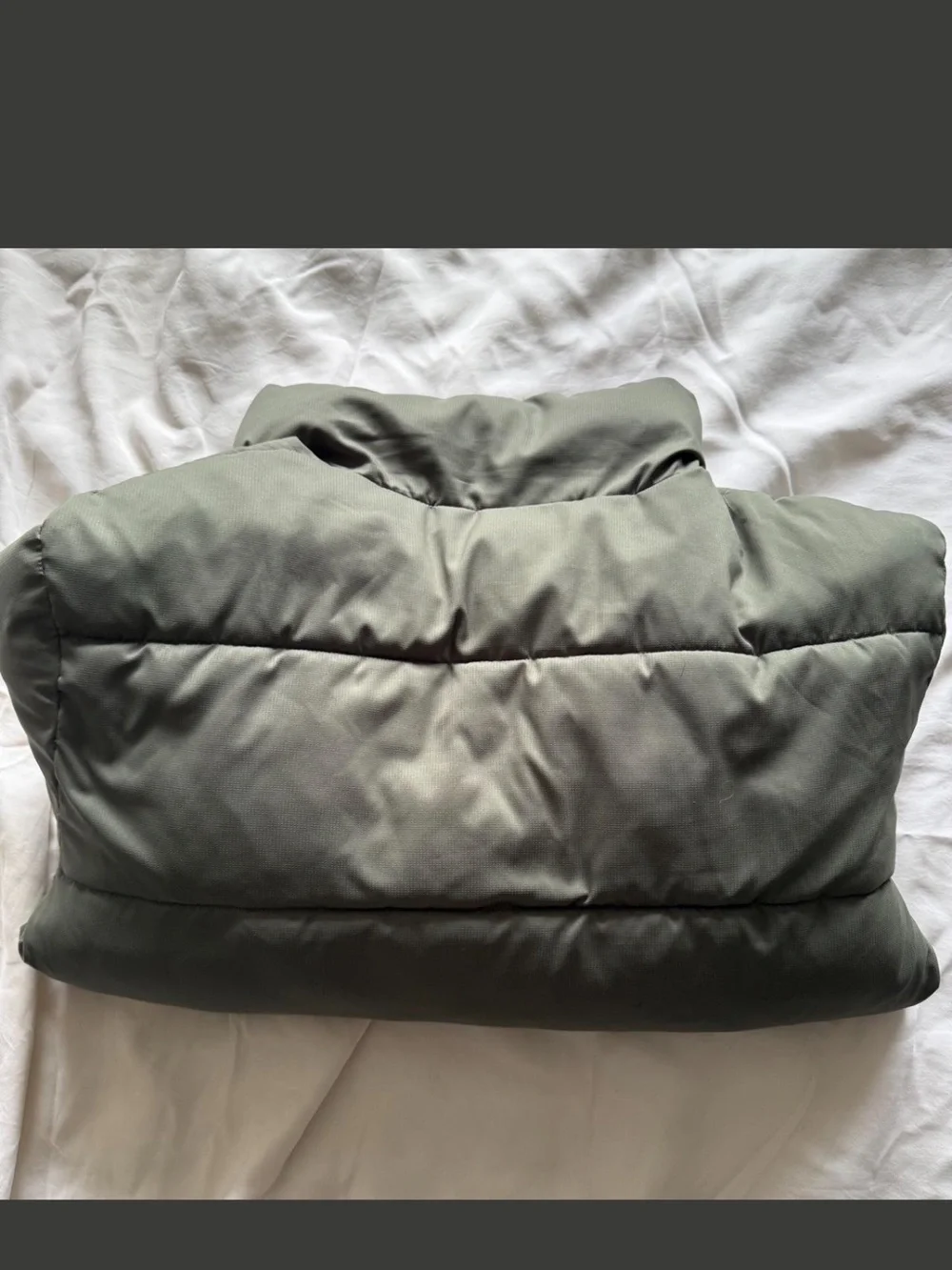 Girlfriend Collective Sage Green Puffer Jacket